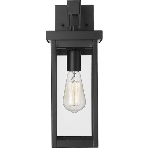 Barkeley 1 Light 16 inch Powder Coated Black Outdoor Wall Sconce